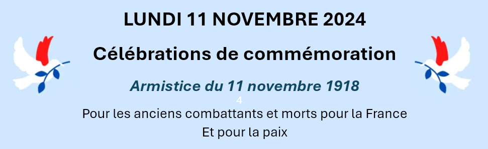 Célébrations du 11 novembre