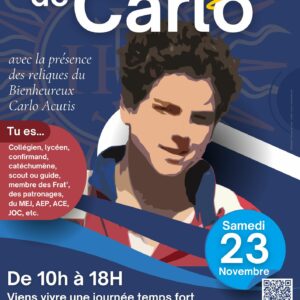 Le Samedi de Carlo : le 23 nov. pour tous les collégiens et lycéens !