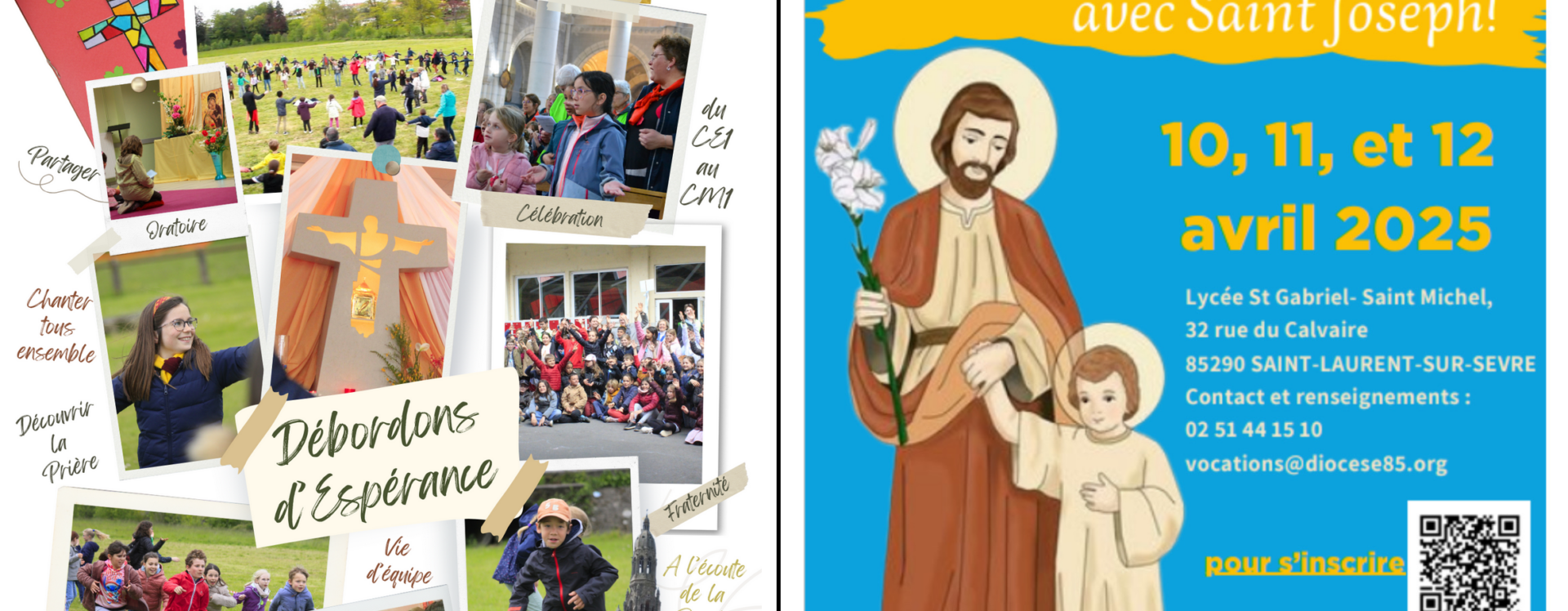 10 au 12 avril 2025 : École de prière (CE1 à CM1) & Viens et Vois (CM2)