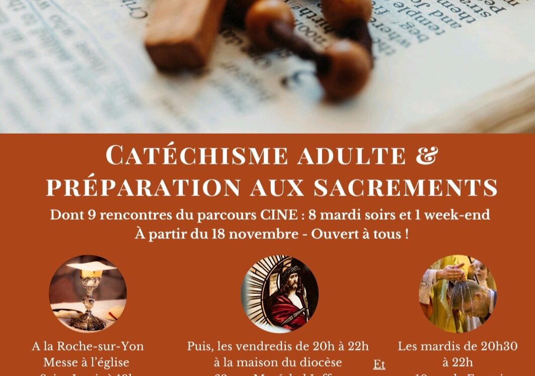 Catéchisme pour adultes et préparation aux sacrements