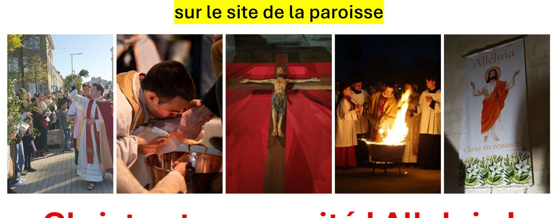 Semaine Sainte : homélies, photos, vidéos