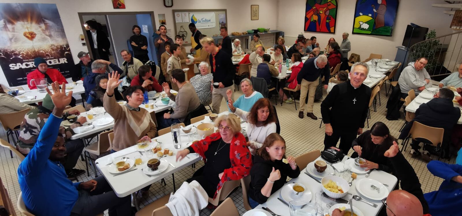 31mai : MESSE à 11h + REPAS SOLIDAIRE pour les personnes isolées et sans-abri : AIDONS ! Participons !