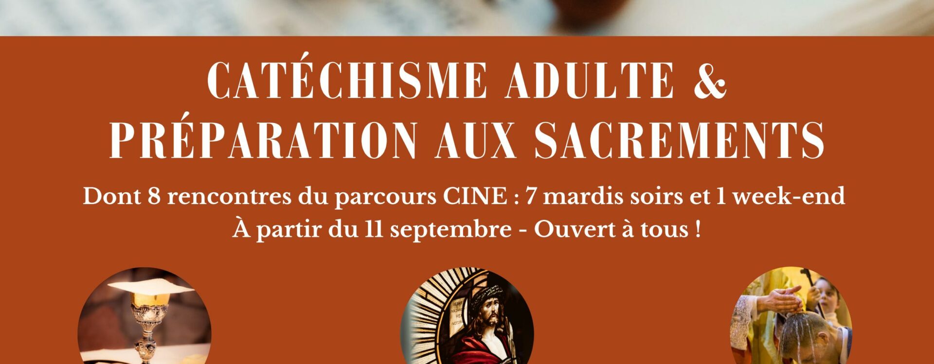 Catéchisme pour adultes et préparation aux sacrements