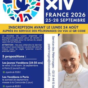 Visite du Pape Léon XIV en France du 25 au 28 septembre: Pour que le monde ait la vie